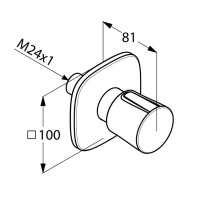 Переключатель на 2 положения Kludi Ambienta 538470575