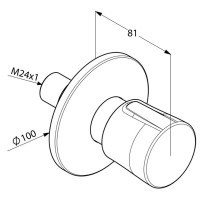 Переключатель на 2 положения Kludi Balance 528470575