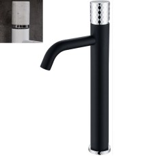 Смеситель для раковины Boheme Stick 122-B-MR-W Черный Белый