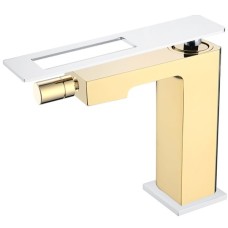 Смеситель для биде Boheme Q 146-GCR Золото Хром