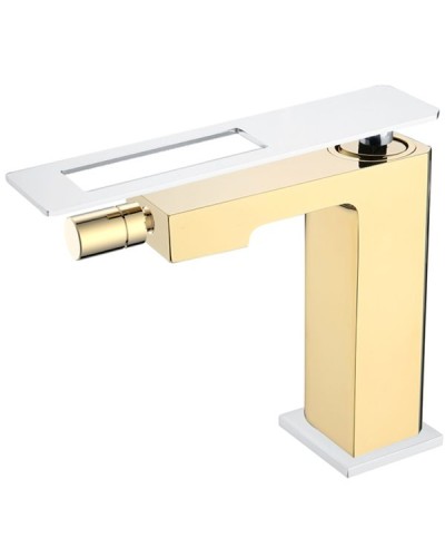 Смеситель для биде Boheme Q 146-GCR Золото Хром