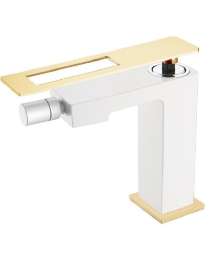 Смеситель для биде Boheme Q 146-WG Белый Золото