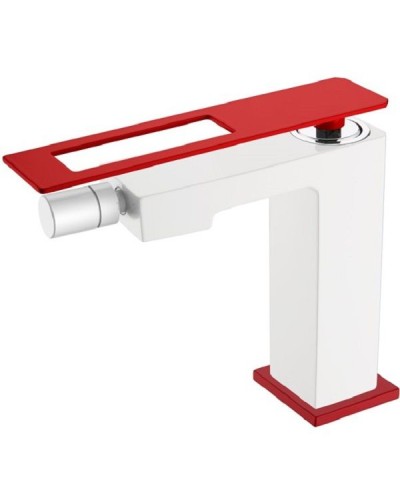 Смеситель для биде Boheme Q 146-WR Белый Красный