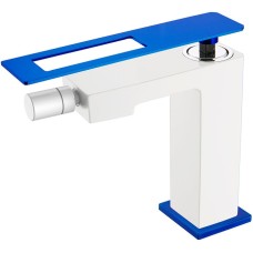 Смеситель для биде Boheme Q 146-WUW Белый Синий