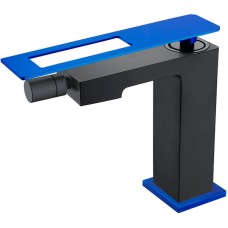 Смеситель для биде Boheme Q 146-BUW Черный Синий