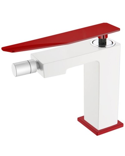 Смеситель для биде Boheme Q 146-WR.2 Белый Красный