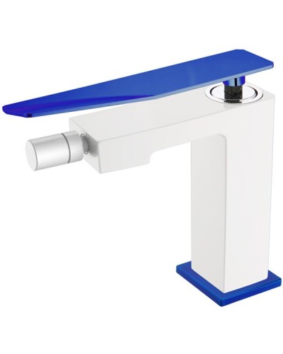 Смеситель для биде Boheme Q 146-WUW.2 Белый Синий