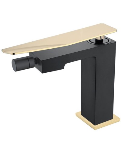 Смеситель для биде Boheme Q 146-BG.2 Черный Золото