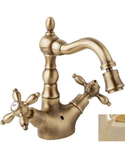 Смеситель для биде Cezares Atlantis Nostalgia ATLANTIS-NOSTALGIA-BS2-03/24 Золото 24 карата