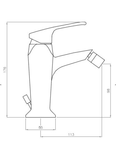Смеситель для биде Cezares Legend LEGEND-BSM2-02 Бронза