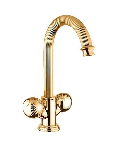 Смеситель для раковины Cezares Olimp OLIMP-LS2-03/24-M Золото 24 карат