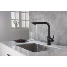 Смеситель для кухни Timo Hette 1026/03F Черный