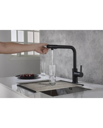 Смеситель для кухни Timo Hette 1026/03F Черный