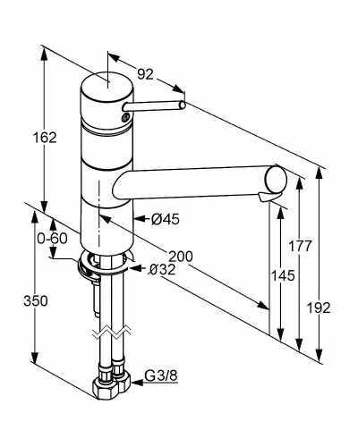 Смеситель для кухни Kludi Scope XL 339300575 Хром