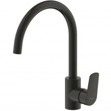 Смеситель для кухни Bravat Rhein F7429564BW-ENG Черный матовый