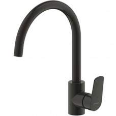 Смеситель для кухни Bravat Rhein F7429564BW-ENG Черный матовый