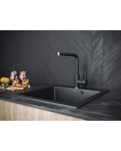 Смеситель для кухни Paulmark Honner Ho212018-401TB Антрацит