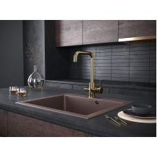 Смеситель для кухни Paulmark Logas Lo213021-G Золото