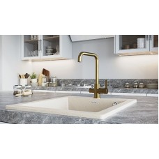 Смеситель для кухни Paulmark Logas Lo213021-BR Бронза