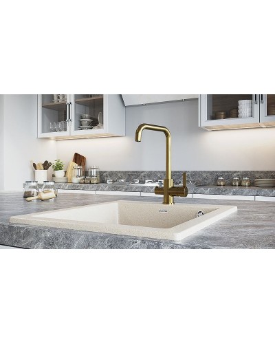 Смеситель для кухни Paulmark Logas Lo213021-BR Бронза