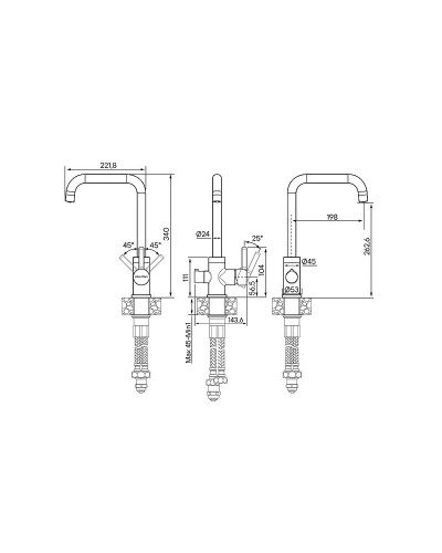 Смеситель для кухни Paulmark Logas Lo213021-331 Белый
