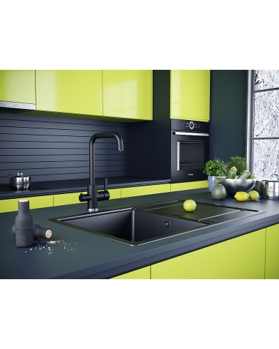 Смеситель для кухни Paulmark Logas Lo213021-401TB Антрацит