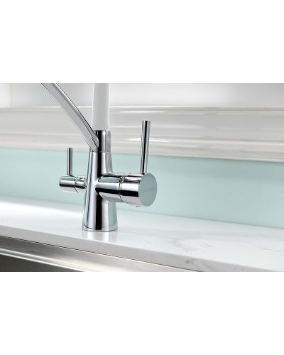 Смеситель для кухни Paulmark Siegen Si213111-CRw Хром Белый