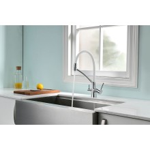 Смеситель для кухни Paulmark Siegen Si213111-CRw Хром Белый