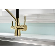 Смеситель для кухни Paulmark Siegen Si213111-G Золото