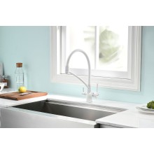 Смеситель для кухни Paulmark Siegen Si213111-431TW Белый