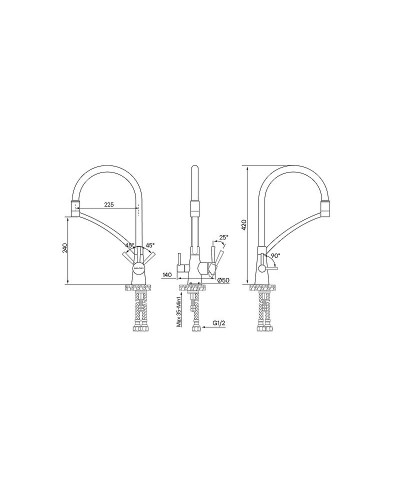 Смеситель для кухни Paulmark Siegen Si213111-431TW Белый