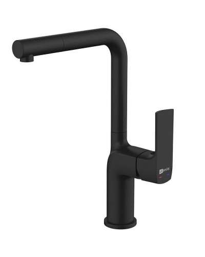 Смеситель для кухни Lemark Ursus LM7205BL Черный