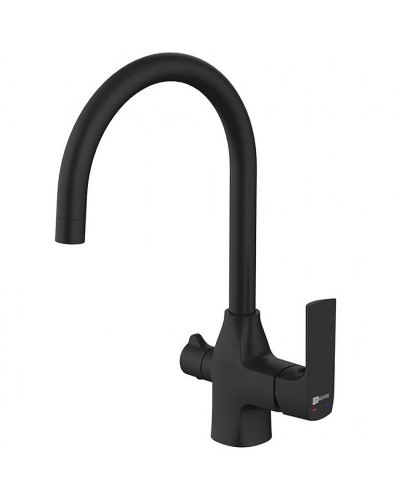 Смеситель для кухни Lemark Ursus LM7261BL Черный