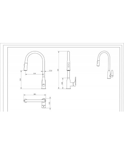 Смеситель для кухни Bravat Arden F7362395CP-ENG Хром