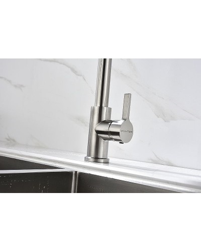 Смеситель для кухни Paulmark Halt Ha214021-Ni Никель
