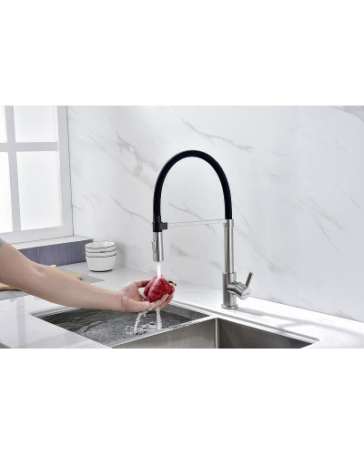 Смеситель для кухни Paulmark Halt Ha214021-Ni Никель