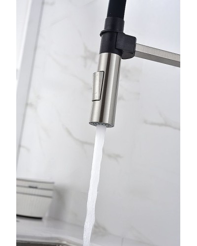 Смеситель для кухни Paulmark Halt Ha214021-Ni Никель