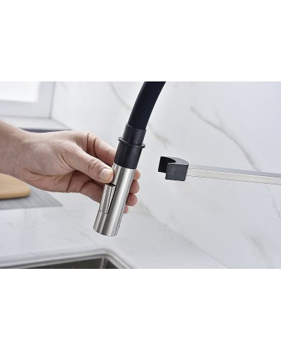 Смеситель для кухни Paulmark Halt Ha214021-Ni Никель