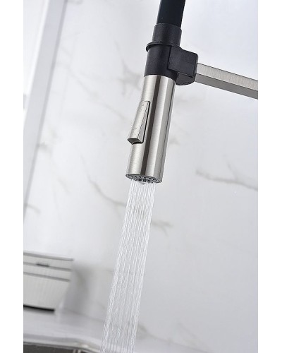 Смеситель для кухни Paulmark Halt Ha214021-Ni Никель