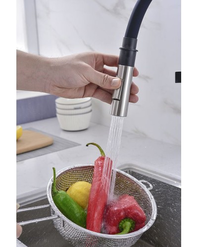 Смеситель для кухни Paulmark Halt Ha214021-Ni Никель