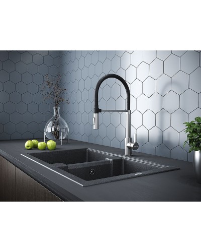 Смеситель для кухни Paulmark Halt Ha214021-Ni Никель