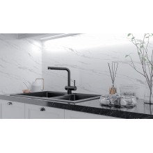 Смеситель для кухни Paulmark Dosse Do214418-401 Антрацит