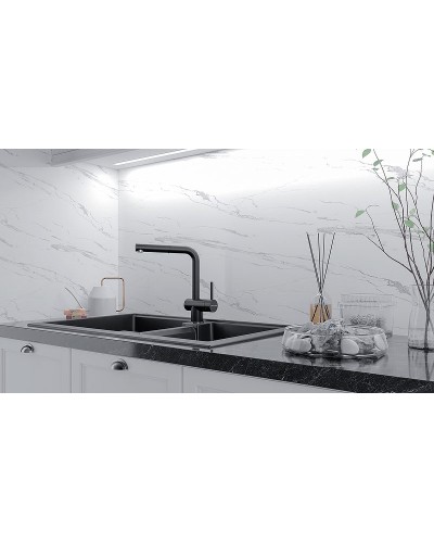 Смеситель для кухни Paulmark Dosse Do214418-401 Антрацит