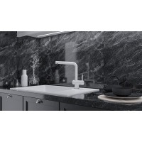 Смеситель для кухни Paulmark Dosse Do214418-431 Белый матовый