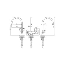 Смеситель для кухни Paulmark Heller He213218-401 Антрацит