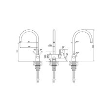 Смеситель для кухни Paulmark Heller He213218-401 Антрацит