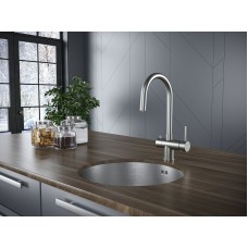 Смеситель для кухни Paulmark Heller He213218-SS Брашированное сталь