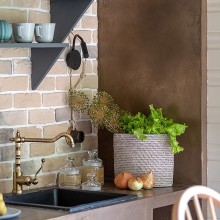 Смеситель для кухни Paini Duomo 88F3572KM Старая бронза