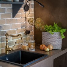 Смеситель для кухни Paini Duomo 88F3572KM Старая бронза