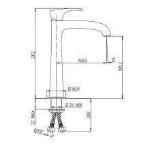 Смеситель для кухни Paini Lady 89CR579KM Хром